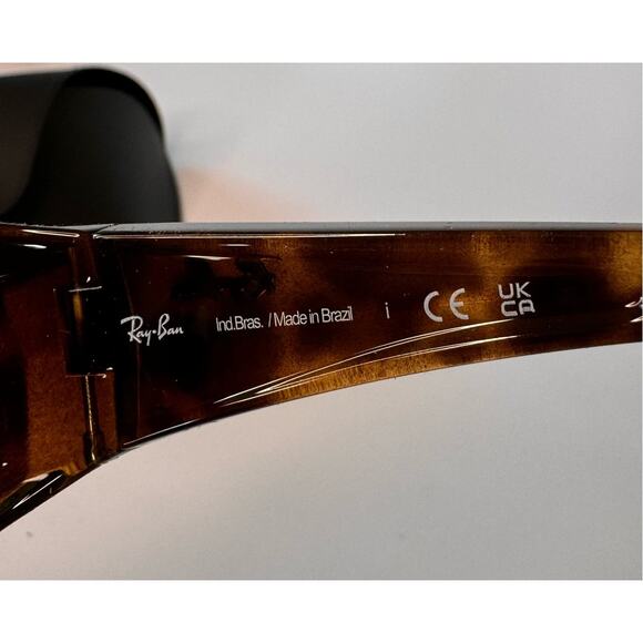 Ray Ban RB4093 642 57 Havana Crystal Brown Sunglasses *box, case, booklet, cloth - Picture 4 of 8